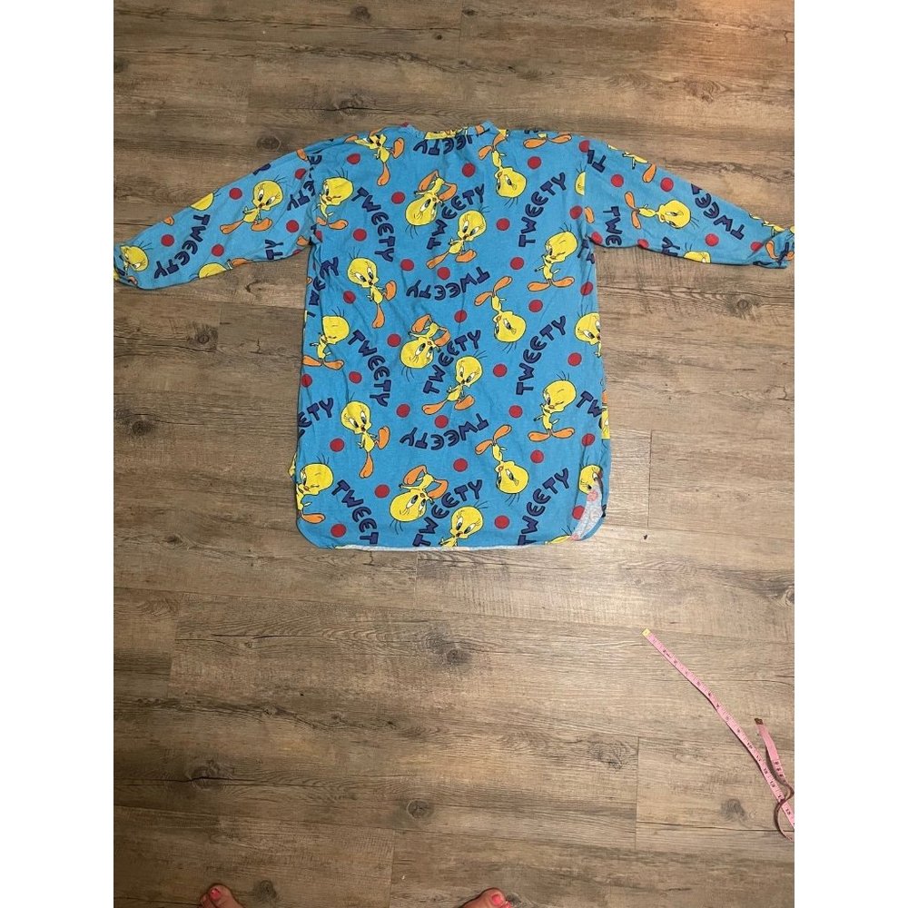 VTG 90s Looney Tunes Womens One Size Tweety Bird Sleep Shirt